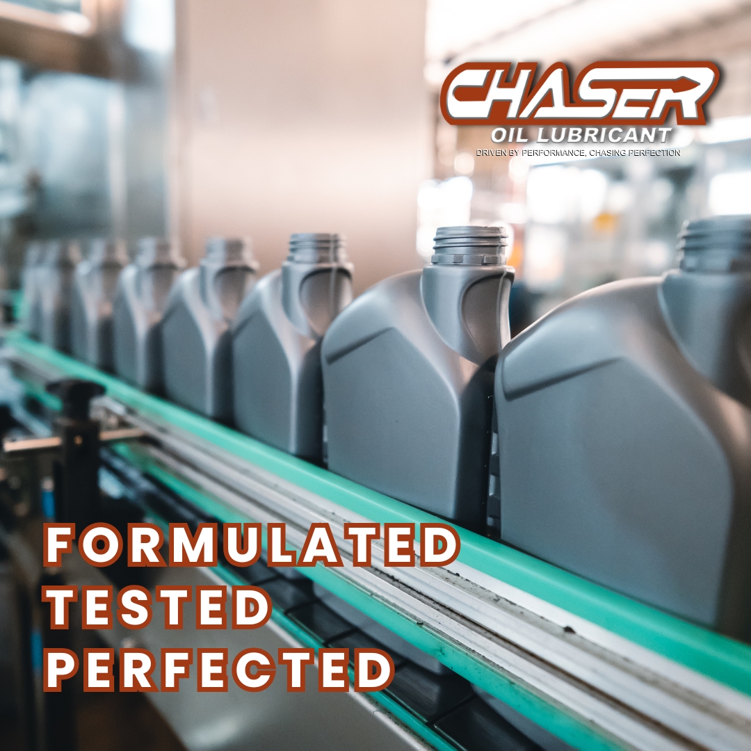 Chaser Oil Lubricant — Formulated. Tested. Perfected.