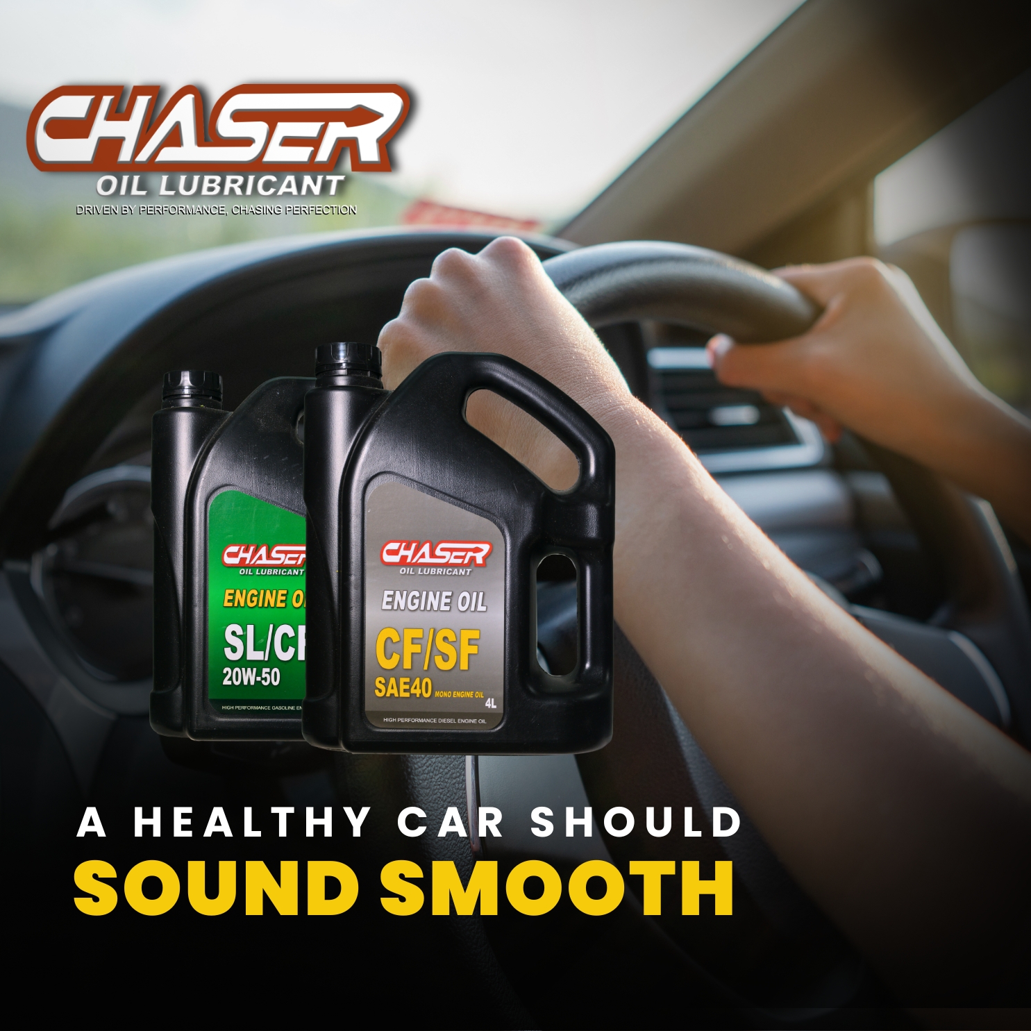 Chaser Oil Lubricant tip — Watch for unusual sounds