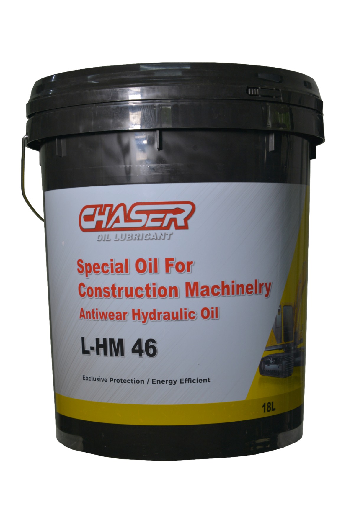 Chaser L-HM 46 Antiwear Hydraulic Oil 18L pail pack