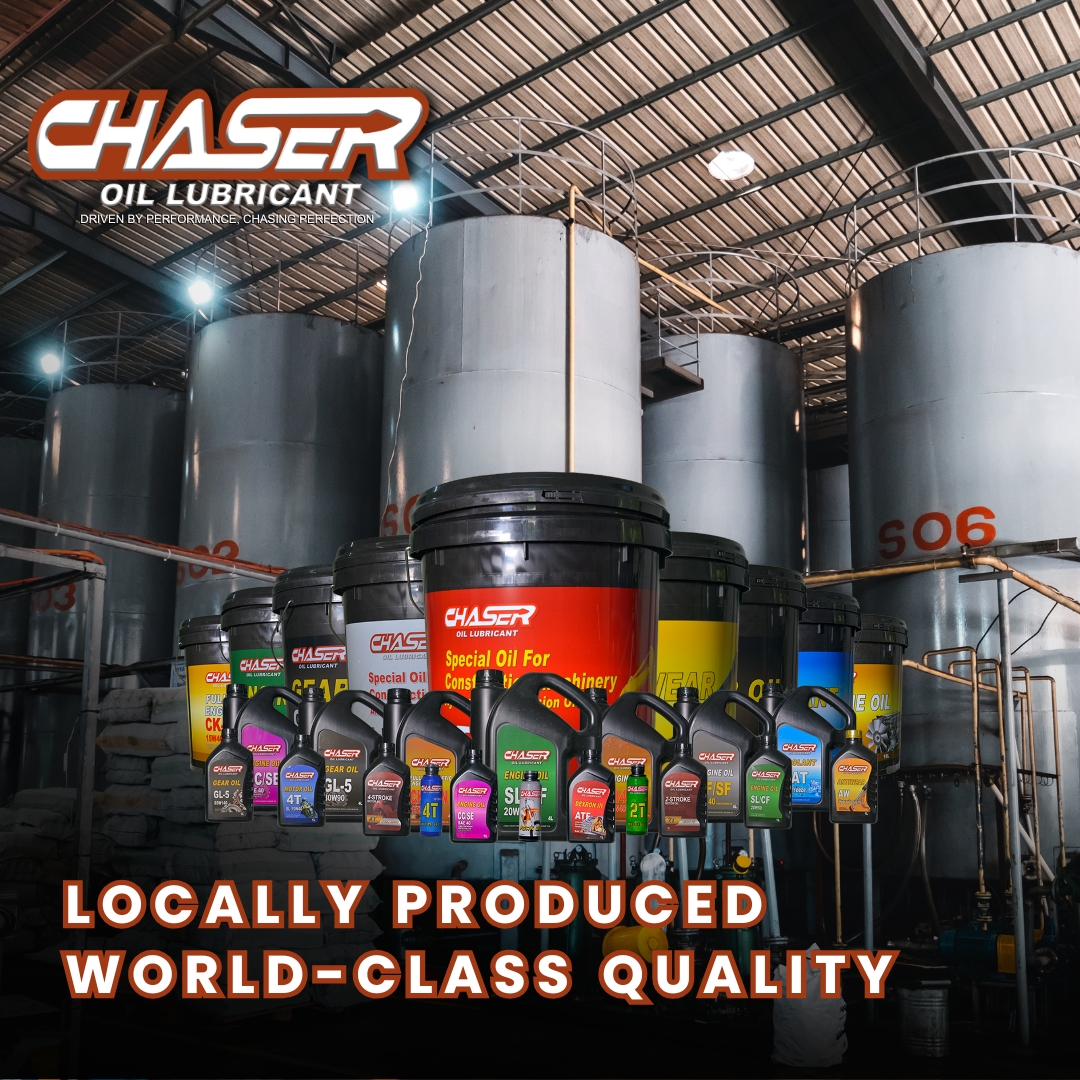 Chaser Oil Lubricant — Locally produced, world-class quality