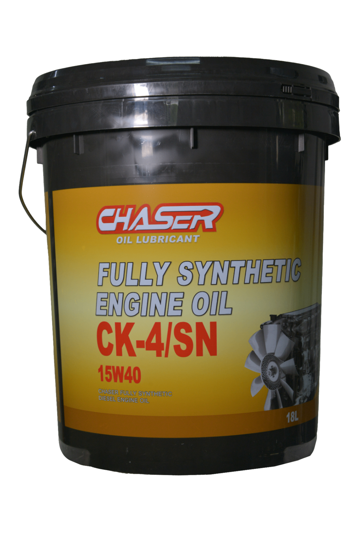 Chaser CK-4/SN 15W-40 Fully Synthetic 18L pail pack