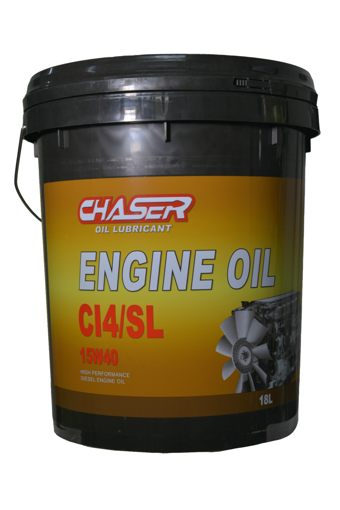 Chaser CI-4/SL 15W-40 Engine Oil 18L pail pack