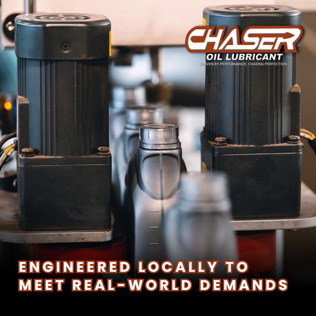 Chaser Oil Lubricant — Engineered locally to meet real-world demands