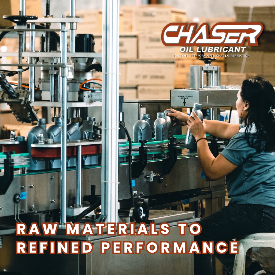 Chaser Oil Lubricant — Raw materials to refined performance